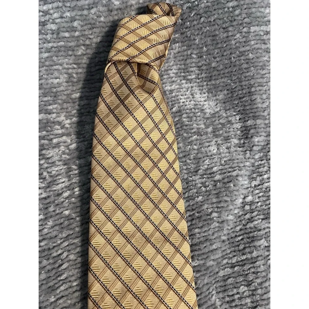 HART SCHAFFNER MARX Men's Silk Necktie's Set Of 2  USA hand Tailored (t6)